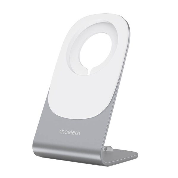 Ładowarka bezprzewodowa z uchwytem Choetech T518-F+H046, 15W (biała) - Image 2