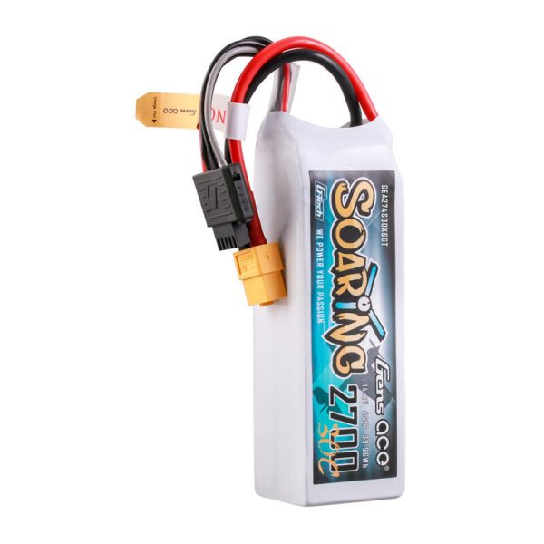 Gens ace G-Tech Soaring 2700mAh 14.8V 30C 4S1P LiPo XT60 - Image 4