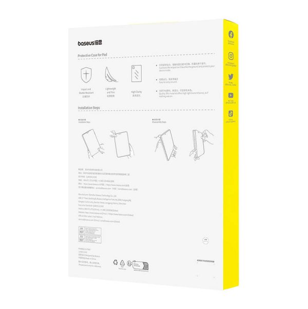 Etui ochronne baseus Simple Pad Air4/Air5 10.9"/Pad Pro(2021/2022) 11" (przeźroczyste) - Image 5
