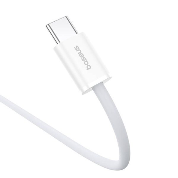 Kabel szybkiego ładowania USB-C do USB-C Baseus Superior 2 100W 1m (biały) — изображение 4