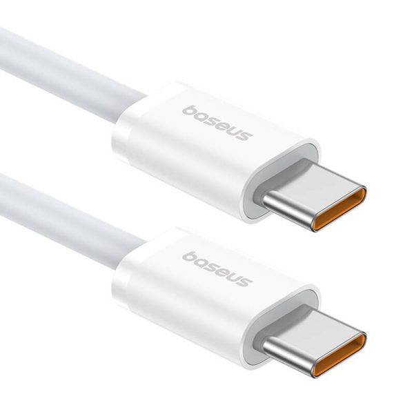 Kabel szybkiego ładowania USB-C do USB-C Baseus Superior 2 100W 1m (biały) — изображение 5