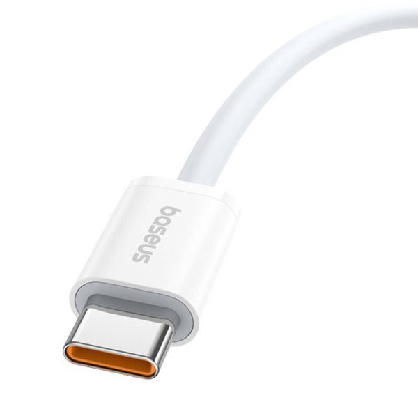 Kabel szybkiego ładowania USB-C do USB-C Baseus Superior 2 100W 1m (biały) — изображение 6