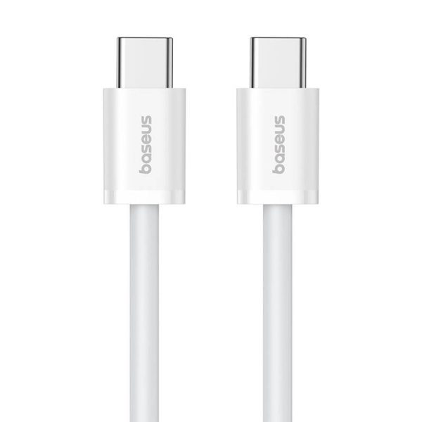 Kabel szybkiego ładowania USB-C do USB-C Baseus Superior 2 100W 2m (biały) - Image 2