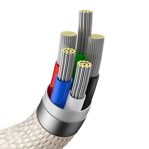 Kabel USB-C do iP Baseus Crystal Shine,  20W, 1.2m (różowy) — изображение 6