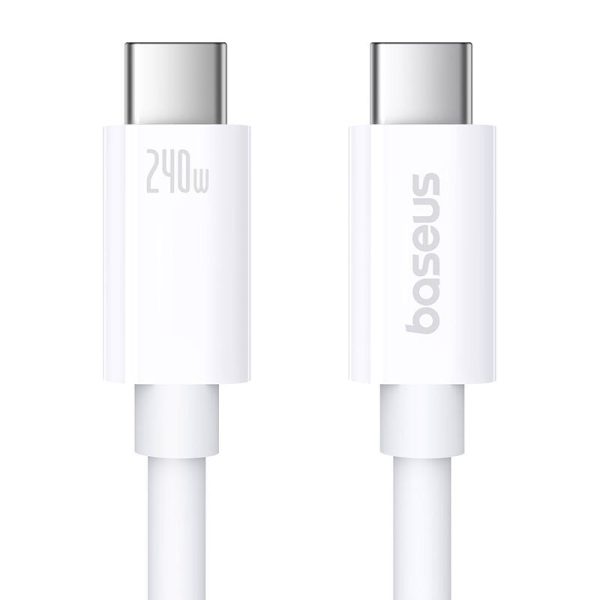 Kabel USB-C do USB-C Baseus Superior USB4, 240W, 1m (biały) - Image 2
