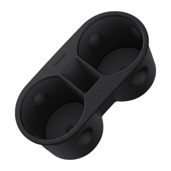 Baseus T-Space cup holder for Tesla (black) - Image 3