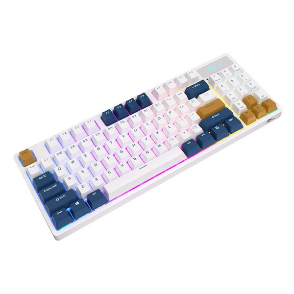 Wireless mechanical keyboard Royal Kludge RK89 RGB, Lemon switch (white) - Image 3