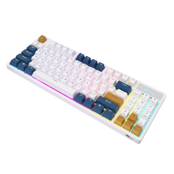 Wireless mechanical keyboard Royal Kludge RK89 RGB, Lemon switch (white) - Image 5