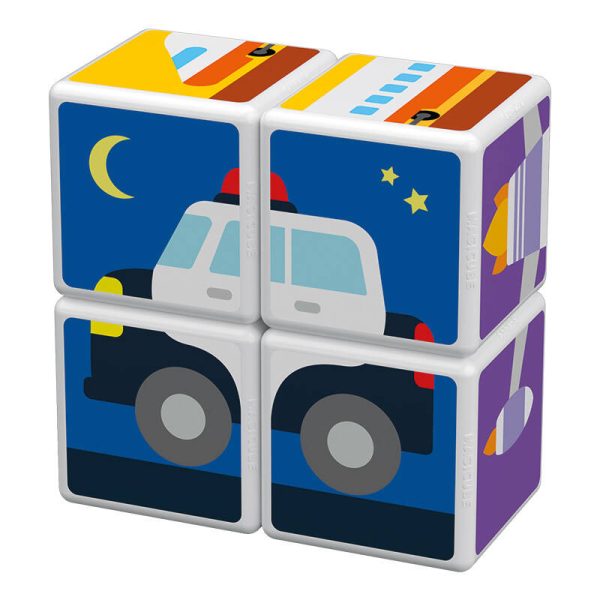 Magicube Printed Transport magnetic blocks + cards 7 elements GEOMAG GEO-122 - Image 3