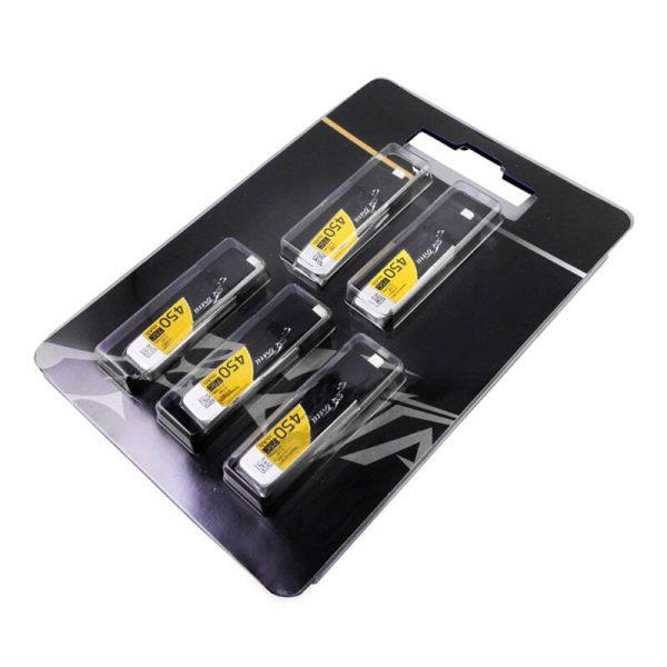 Gens Ace 450mAh 3.8V 75C 1S1P HV Lipo Batteries (5pcs). - Image 4