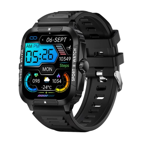 Colmi P76 smartwatch (black) — изображение 2