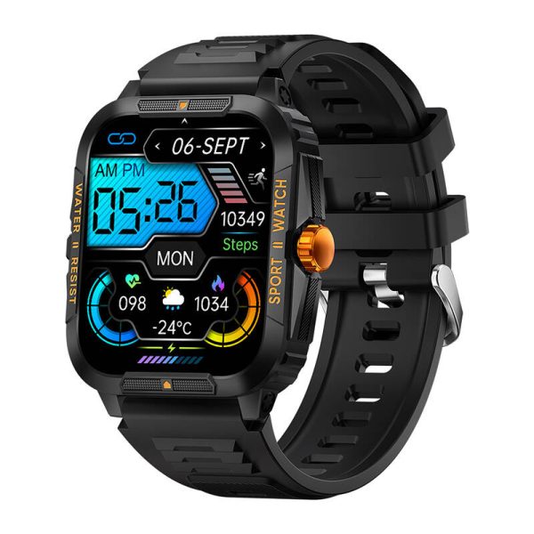 Colmi P76 smartwatch (black and orange) - Image 2