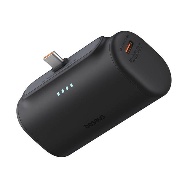 Powerbank Baseus Compact 5000mAh, 20W, USB-C (czarny) - Image 4