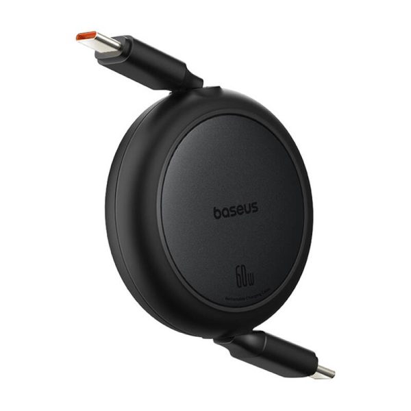 Baseus Free2Pull Mini USB-C to USB-C USB cable, 60W, 1, (black) - Image 3