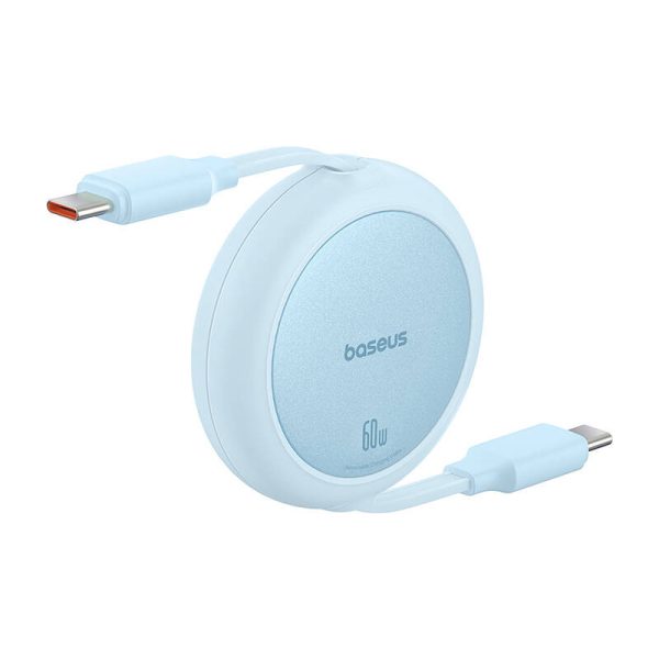 Baseus Free2Pull Mini USB-C to USB-C 60W USB cable, 1m (blue) - Image 3