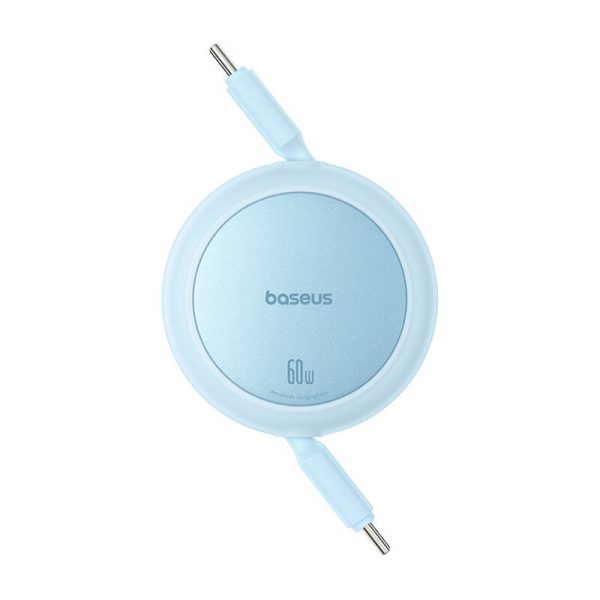 Baseus Free2Pull Mini USB-C to USB-C 60W USB cable, 1m (blue) - Image 2