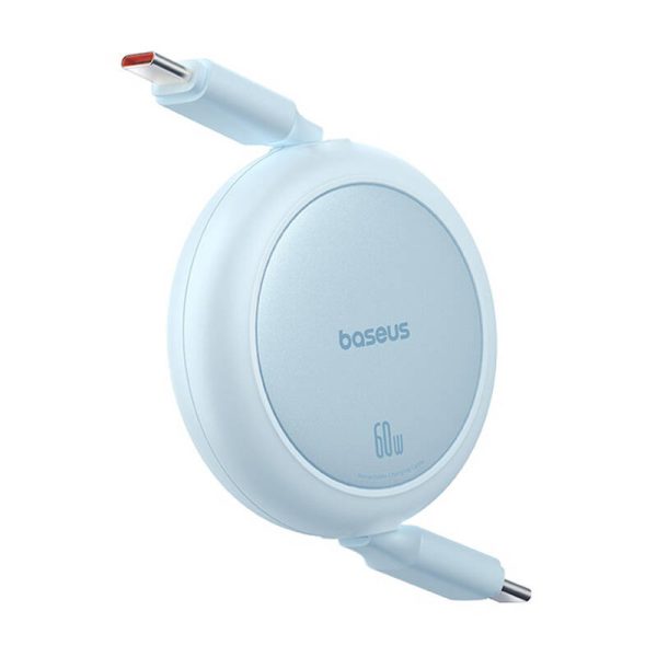 Baseus Free2Pull Mini USB-C to USB-C 60W USB cable, 1m (blue) - Image 4