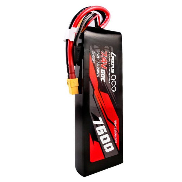 Gens ace G-Tech 7600mAh 7.4V 60C 2S2P Lipo Battery PC mat - Image 4