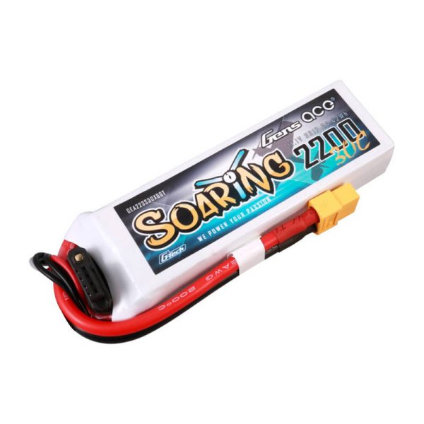 Gens ace G-Tech Soaring 2200mAh 11.1V 30C 3S1P Lipo Batte — изображение 2