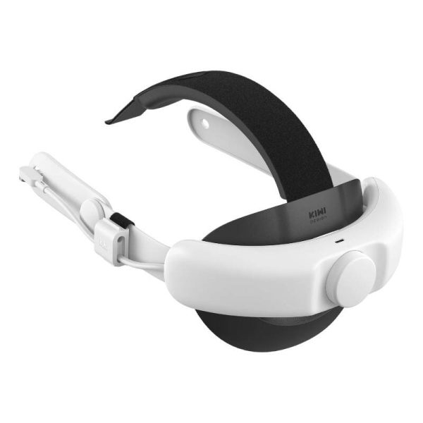 Single-Point-Charging Battery Head Strap 6400mAh Kiwi Design Q31-SPCU for Meta Quest 3 White - Image 2