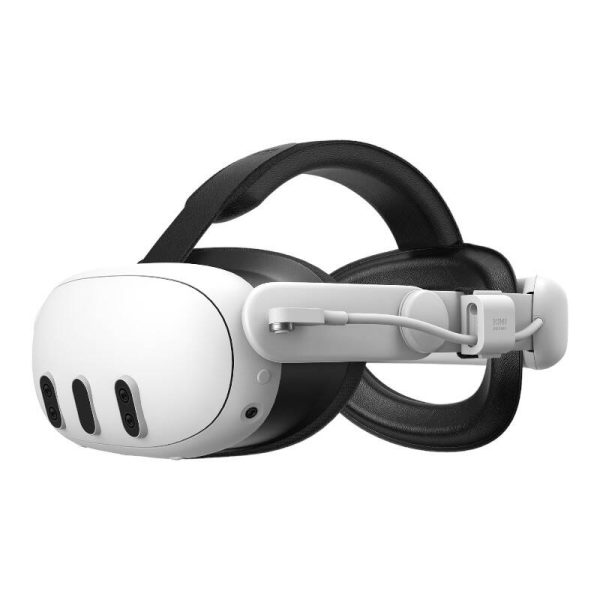 Single-Point-Charging Battery Head Strap 6400mAh Kiwi Design Q31-SPCU for Meta Quest 3 White - Image 3