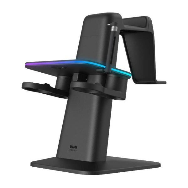 RGB Vertical Stand Meta Officially Co-Branded Kiwi Design QC03 for Meta Quest 3/Quest 2/Quest PRO Black - Image 3