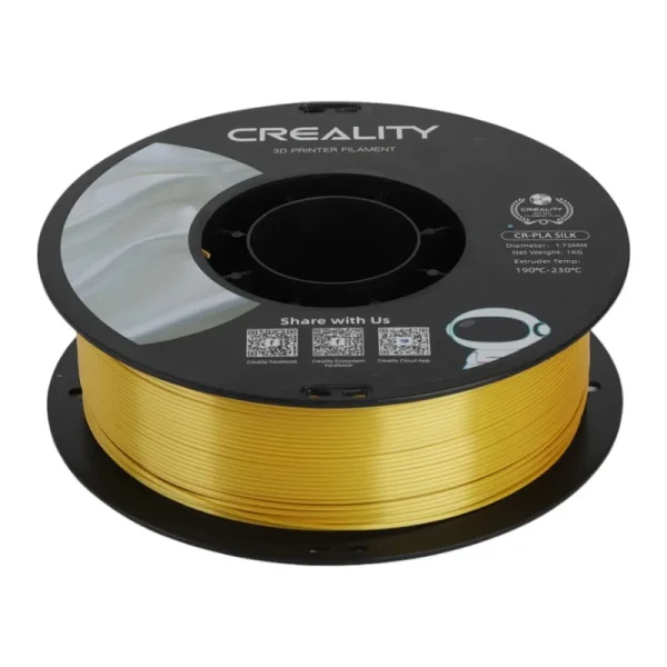 CR-Silk PLA Filament Creality (Gold) - Image 3