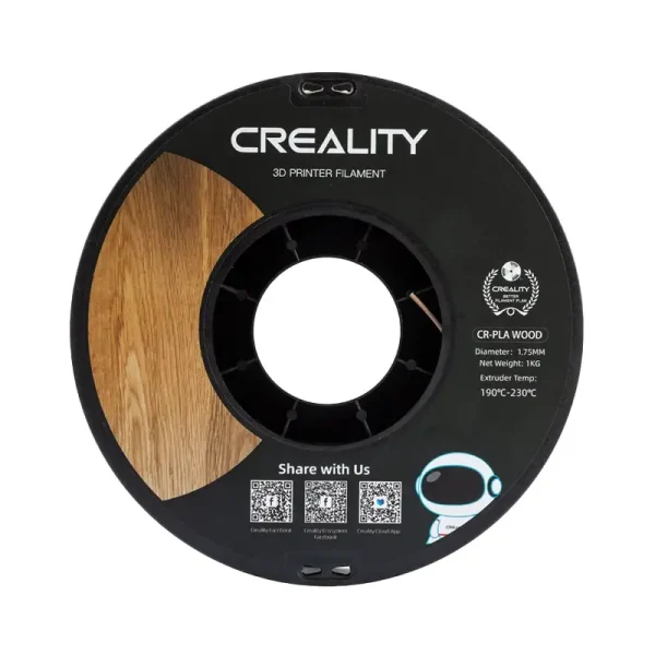 CR-PLA Wood Filament Creality (White Pine) - Image 3