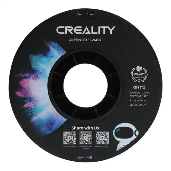CR-PETG Filament Creality (Transparent blue) - Image 3