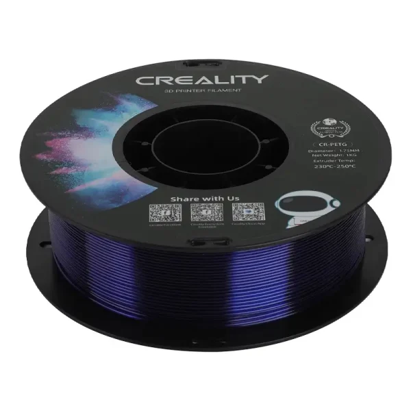 CR-PETG Filament Creality (Transparent blue) - Image 4