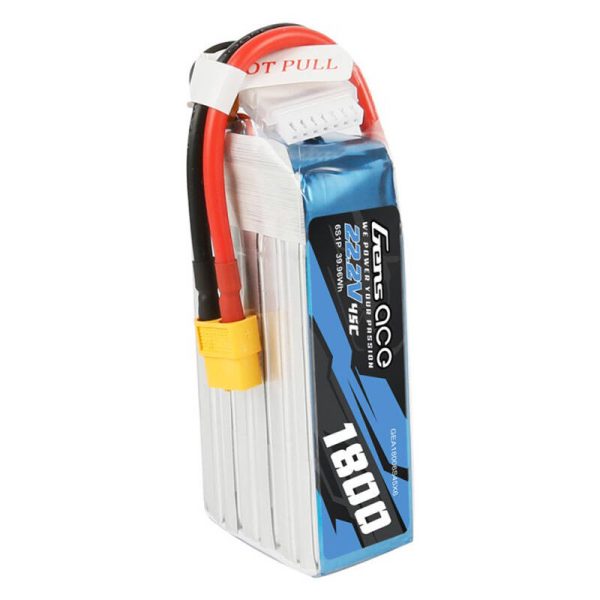 Gens ace 1800mAh 22.2V 45C 6S1P Lipo Battery Pack - Image 3