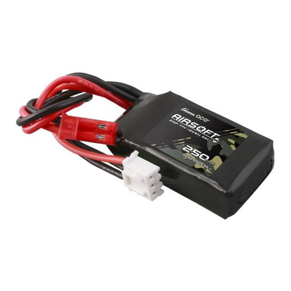 Gens ace 250mAh 7.4V 35C 2S1P Airsoft Gun Lipo Battery with JST-SYP Plug - Image 2