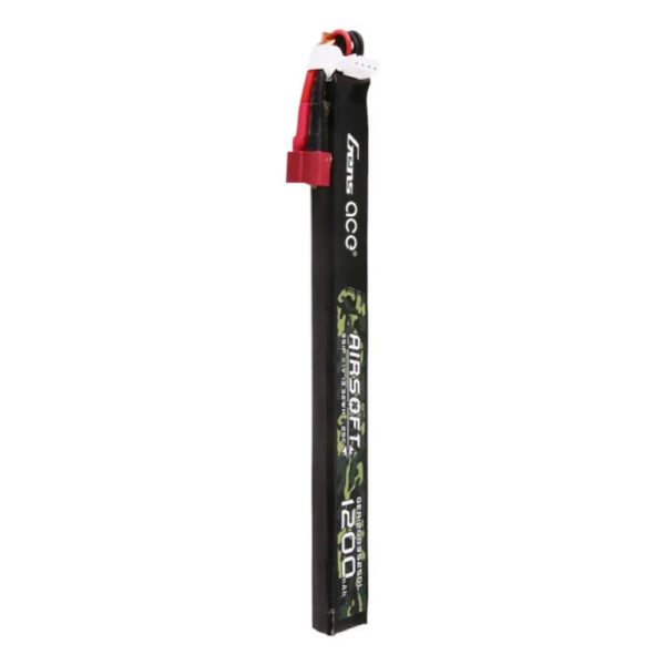 Gens Ace 25C 1200mAh 3S1P 11.1V Airsoft Gun Lipo Battery with T Plug Long size - Image 3