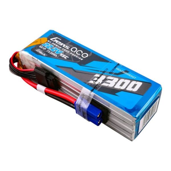 Gens ace G-Tech 3300mAh 22.2V 45C 6S1P Lipo Battery Pack with EC5 Plug - Image 4