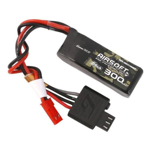 Gens ace G-Tech 35C 300mAh 2S1P 7.4V Airsoft Gun Lipo Battery with JST-SYP Plug - Image 3