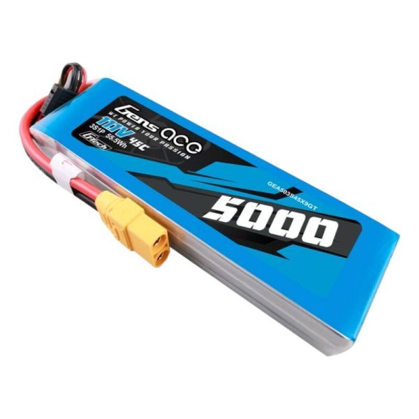 Gens ace G-Tech 5000mAh 11.1V 45C 3S1P lipo battery with XT90 Plug - Image 3