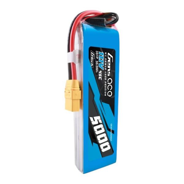 Gens ace G-Tech 5000mAh 11.1V 45C 3S1P lipo battery with XT90 Plug - Image 4