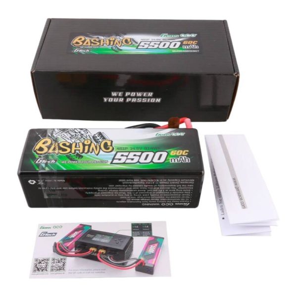 Gens ace G-Tech 5500mAh 4S1P 14.8V 60C HardCase RC car Lipo Battery - Image 5