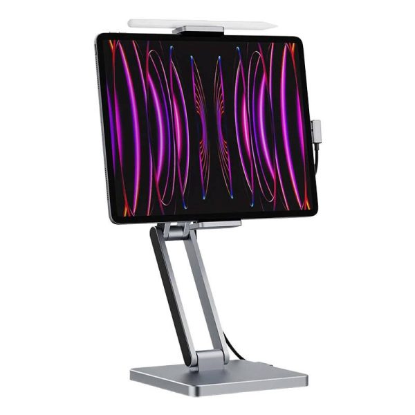 Docking station with stand for Tablet/iPad, INVZI, MH03, MagHub, 3x USB-C, 2x USB-A - Image 2