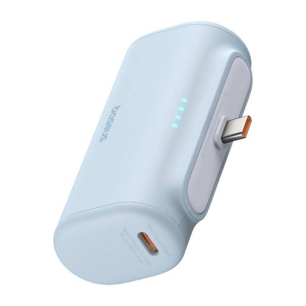 Powerbank baseus Compact USB-C 5000mAh, 20W (blue) — изображение 3
