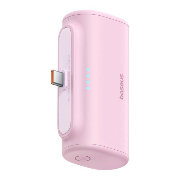 Powerbank Baseus Compact USB-C 5000mAh, 20W (pink) — изображение 3