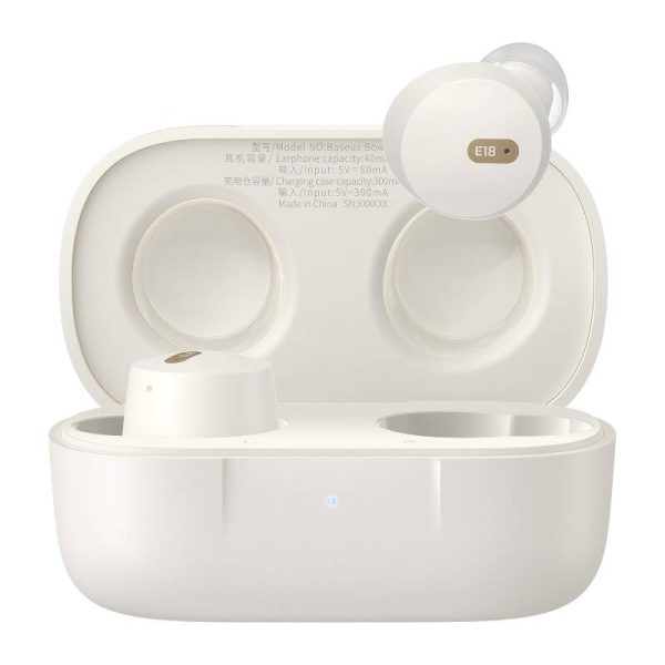 Earphones TWS Baseus Bowie E18 (white) - Image 2