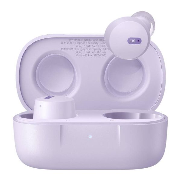 Earphones TWS Baseus Bowie E18 (purple) - Image 2