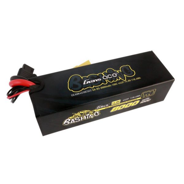 Gens ace 8000mAh 14.8V 100C 4S2P Lipo Battery Pack — изображение 2