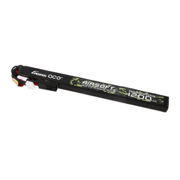 Gens ace 25C 1200mAh 3S1P 11.1V Airsoft Gun Lipo Battery with mini Tamiya Plug Long size - Image 3