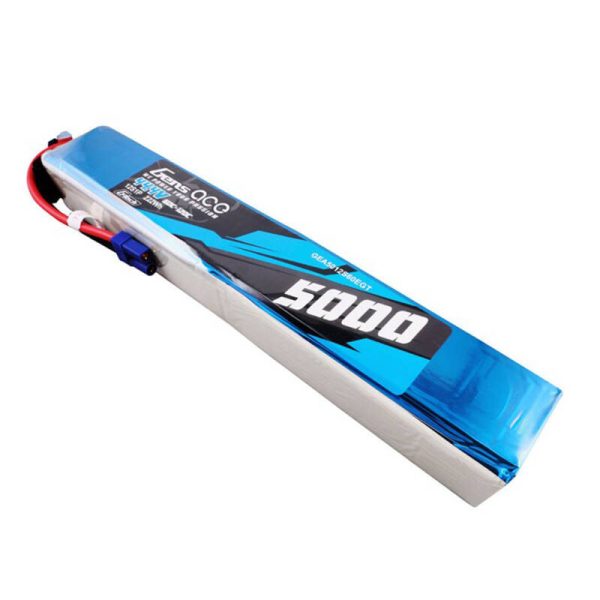 Gens ace G-Tech 5000mAh 60/120C 44.4V 12S1P Lipo Battery Pack with EC5 Plug - Image 2
