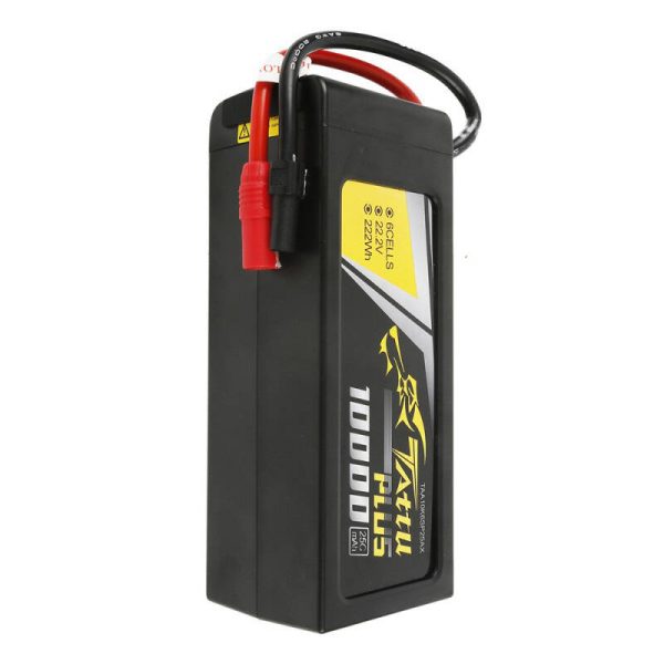 Tattu Plus 10000mAh 22.2V 25C 6S1P Lipo Battery Pack with AS150+XT150 plug - Image 3