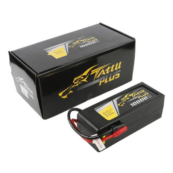 Tattu Plus 10000mAh 22.2V 25C 6S1P Lipo Battery Pack with AS150+XT150 plug - Image 5