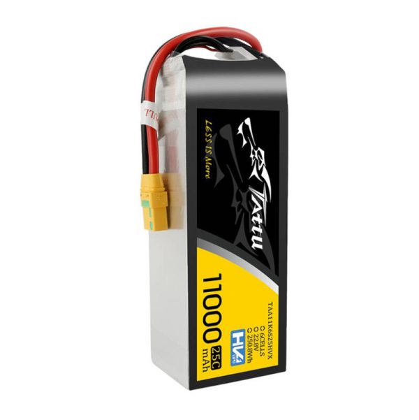 Tattu 11000MAH 22.8V HV 25C 6S1P Lipo Battery Pack with XT90-S(anti-spark) Plug - Image 3