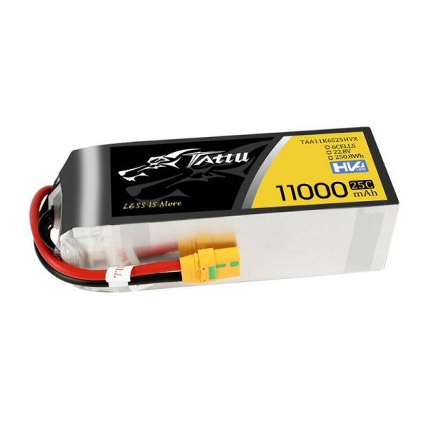 Tattu 11000MAH 22.8V HV 25C 6S1P Lipo Battery Pack with XT90-S(anti-spark) Plug - Image 2